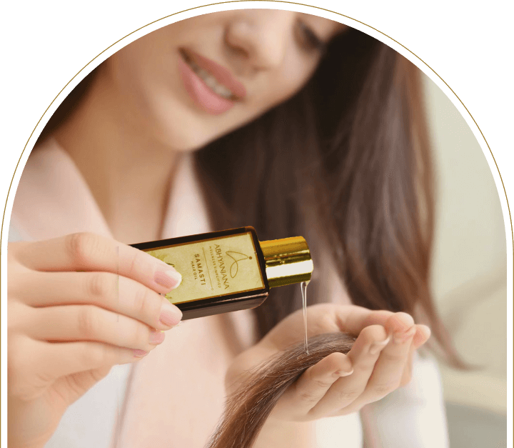 Oiling hair